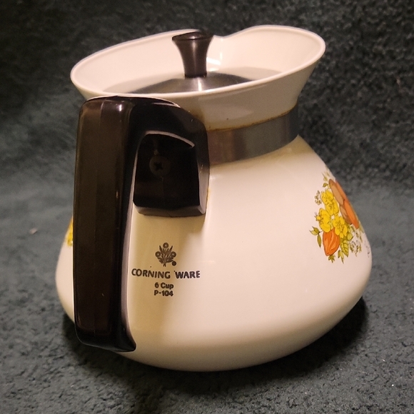 Corningware Spice Of Life P-104 6 Cup Coffee Pot. Very Good Condition. Desirable - Picture 3 of 7